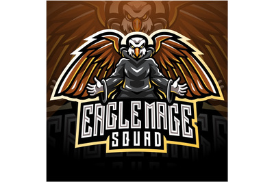Eagle magic esport mascot logo