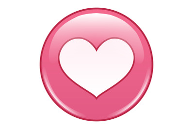 Emoji Emoticon Icon Vector. Emoji In love