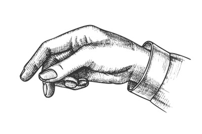 Female Hand Pointer Finger Showing Gesture Vector