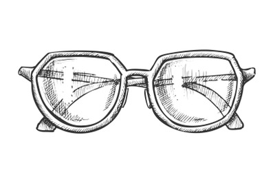 Glasses For Reading Accessory Monochrome Vector