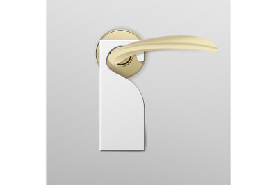 Metal Door Handle Lock with Hanger.