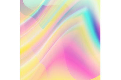 Holography Background Vector. Abstract Holographic. Iridescent Foil. Creative Design Illustration