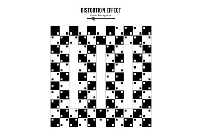 Optical Illusion. Vector 3d Art. Distortion Dynamic Effect. Geometric Magic Background.