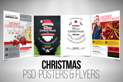 4 Christmas Event Flyer Template
