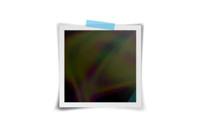 Instant Photo Frame Vector. Retro Photo Frame