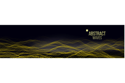 Music Waves Abstract Sound Background Vector. Digital Splash. Artificial Intelligence. Illustration