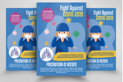 Corona virus Prevention Campaign Flyer/Poster