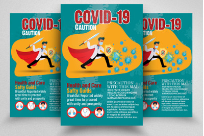 Covid-19 Precaution Flyer/Poster