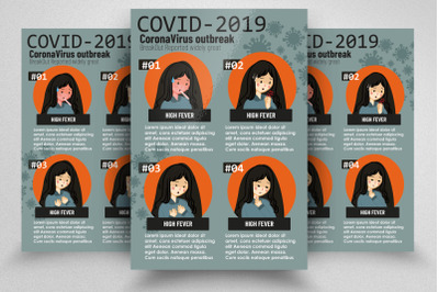 Covid 2019 Outbreak Flyer/Poster