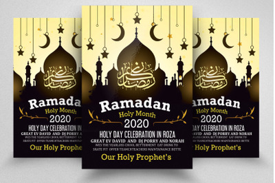 Ramadan Holy Month Flyer Template