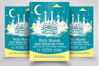 Ramadan Holy Month Flyer Template