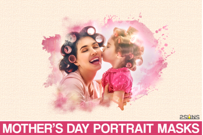 Mothers Day Watercolor Template