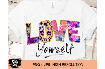 Love yourself PNG, Sublimation disea descargas, Love Clipart, Love png