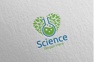 Love Science and Research Lab Logo Design 62