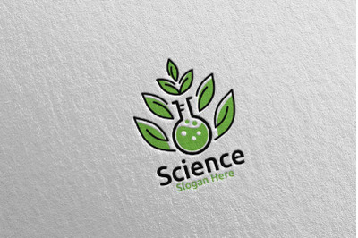 Organic Science and Research Lab Logo Design 63