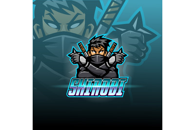 Shinobi esport mascot logo