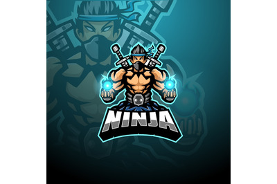 Ninja esport mascot logo