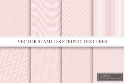 Striped delicate seamless patterns