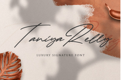 Taniya Relly - Luxury Signature Font