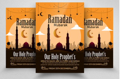 Ramadan Holy Month Flyer Template