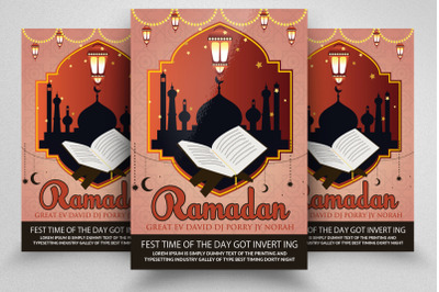 Ramadan Kareem Flyer Template