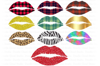 Lips PNG Bundle&2C; Kiss Sublimation Design&2C; Lips Clipart&2C;.