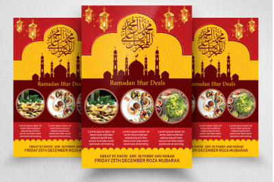 Ramadan Iftar Party Flyer Template