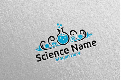 Royal Science and Research Lab Logo Design 66