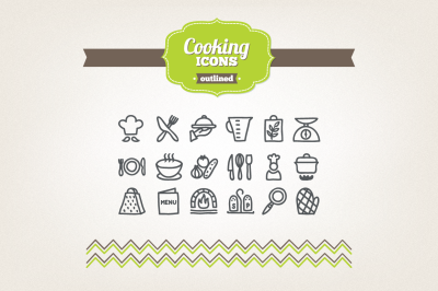 Hand Drawn Cooking Icons