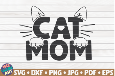 Cat mom SVG