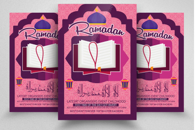 Ramadan Mubarak Flyer Template