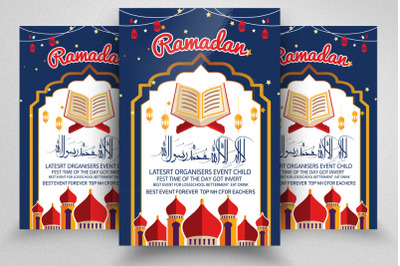 Ramadan Mubarak Flyer