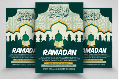 Ramadan Mubarak Flyer/Poster