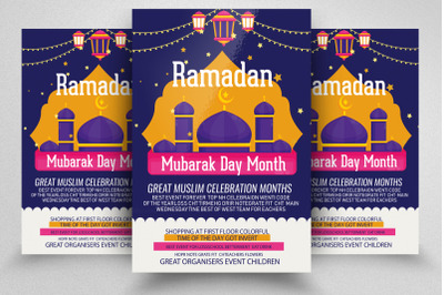 Ramadan Holy Month Flyer Template