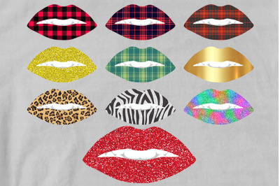 Lips With Teeth PNG Bundle, Kiss Sublimation Design, Lips Clipart.