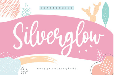 Silverglow Playful Modern Calligraphy Font