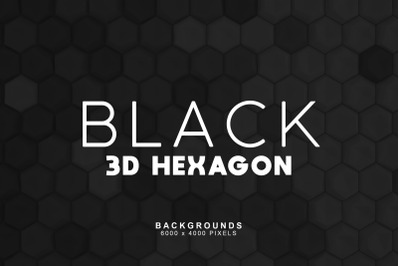 Black Hexagon Backgrounds