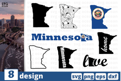 8 MINNESOTA svg bundle&2C;&amp;nbsp;map cricut svg