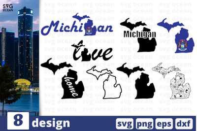 8 MICHIGAN&nbsp;svg bundle,&nbsp;map cricut svg