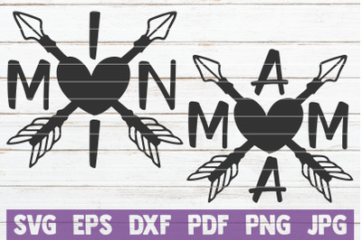Mini / Mama Arrows SVG Cut Files