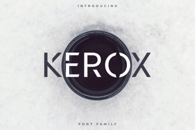 Kerox Font Family - Sans Serif