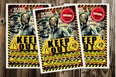 Keep Out Music Flyer