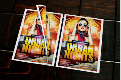 Urban Nights Party Flyer