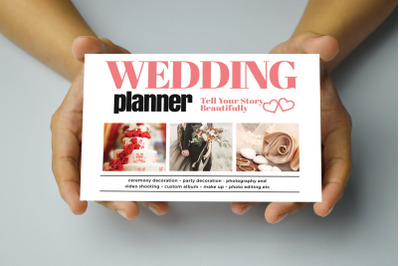 Wedding Planner PostCard