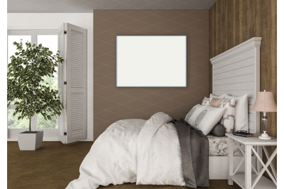 Interior scene - artwork background - frame mockup