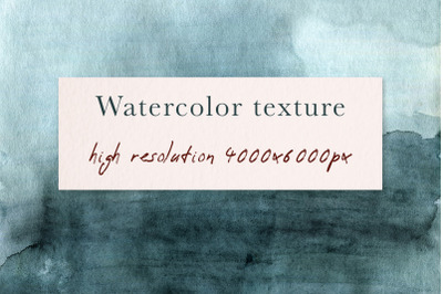 Beautiful elegant watercolor texture in nautical blue color