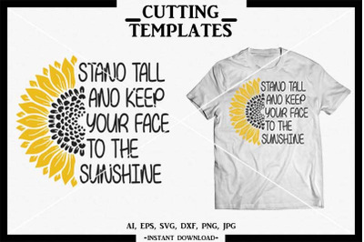 Sunflower, Sunflower SVG, Silhouette Cameo, Cricut, Cameo, SVG, PNG