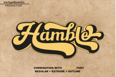 Hamble font