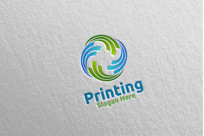 Digital Printing Company Logo Design 6