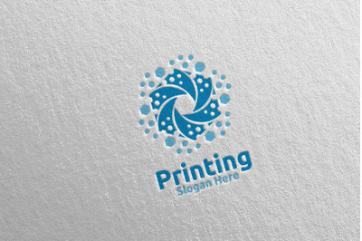 Digital Printing Company Logo Design 8